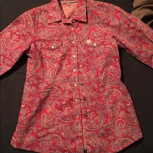 Cinch paisley Button Down